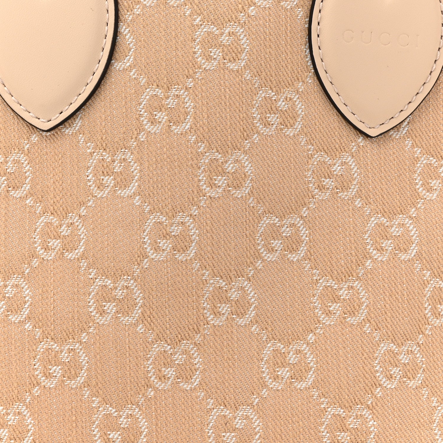Gucci Denim Ophidia GG Monogram Tote Medium Light Beige 10 of 13