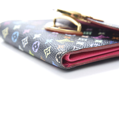 Louis Vuitton Monogram Multicolor Joey Wallet Black Grenade 10 of 13