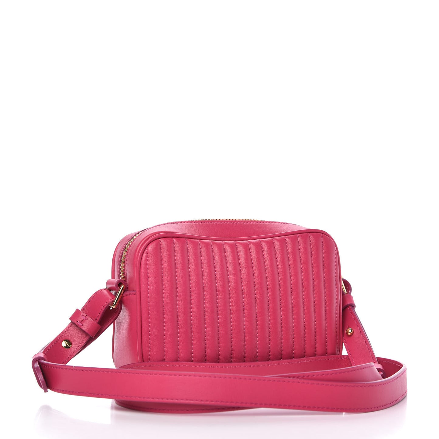 Bos Taurus Calfskin Quilted TF Camera Bag Cabaret