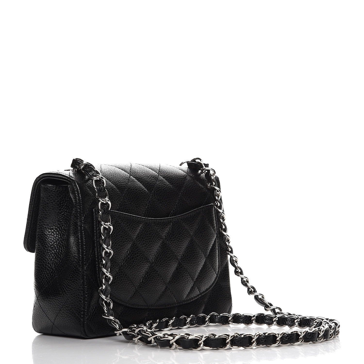Chanel Caviar Quilted Mini Square Flap Black 3 of 8
