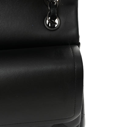 Chanel Lambskin Quilted Jumbo Double Flap So Black 14 of 16
