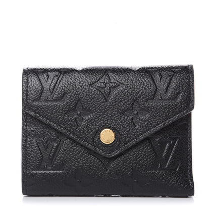 Louis Vuitton Empreinte Victorine Wallet Black 1 of 7