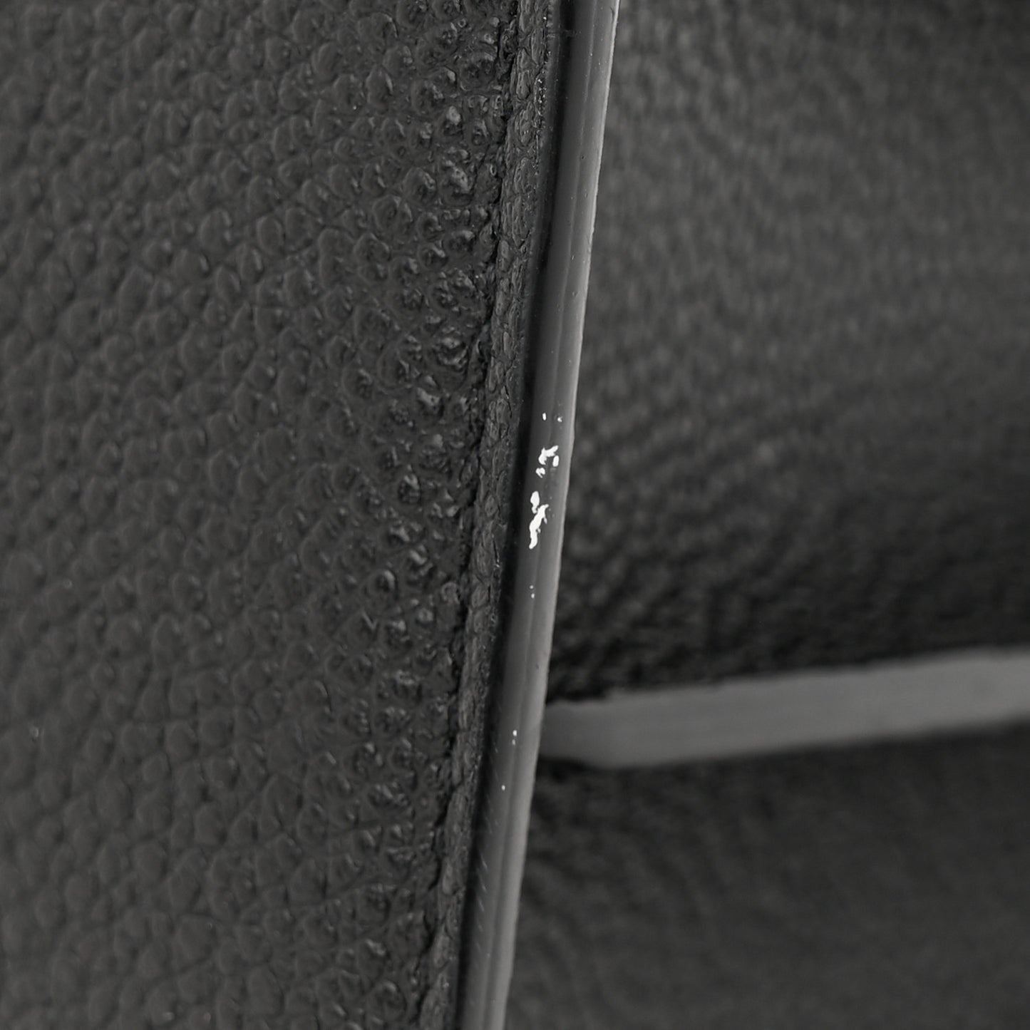 Grained Calfskin Small Sac De Jour Black
