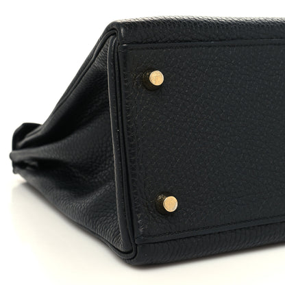 Hermes Taurillon Clemence Kelly Retourne 32 Black 9 of 10