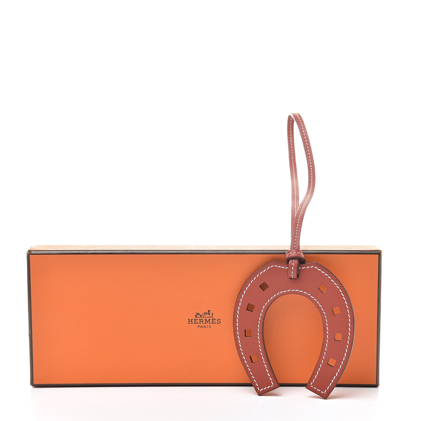 Swift Paddock Horseshoe Bag Charm Sanguine
