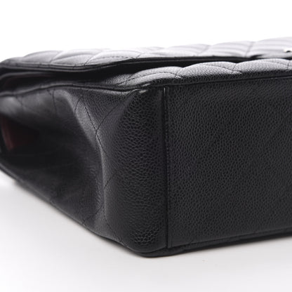 Chanel Caviar Quilted Maxi Double Flap Black 8 of 14