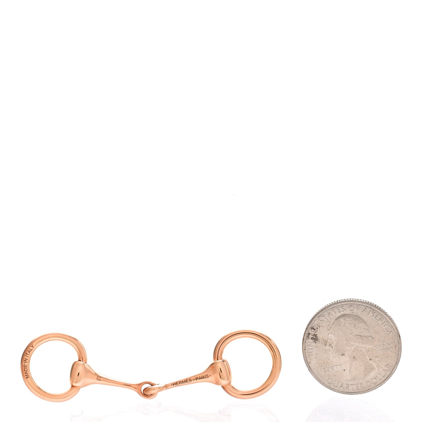 Permabrass Mors Scarf Ring Rose Gold
