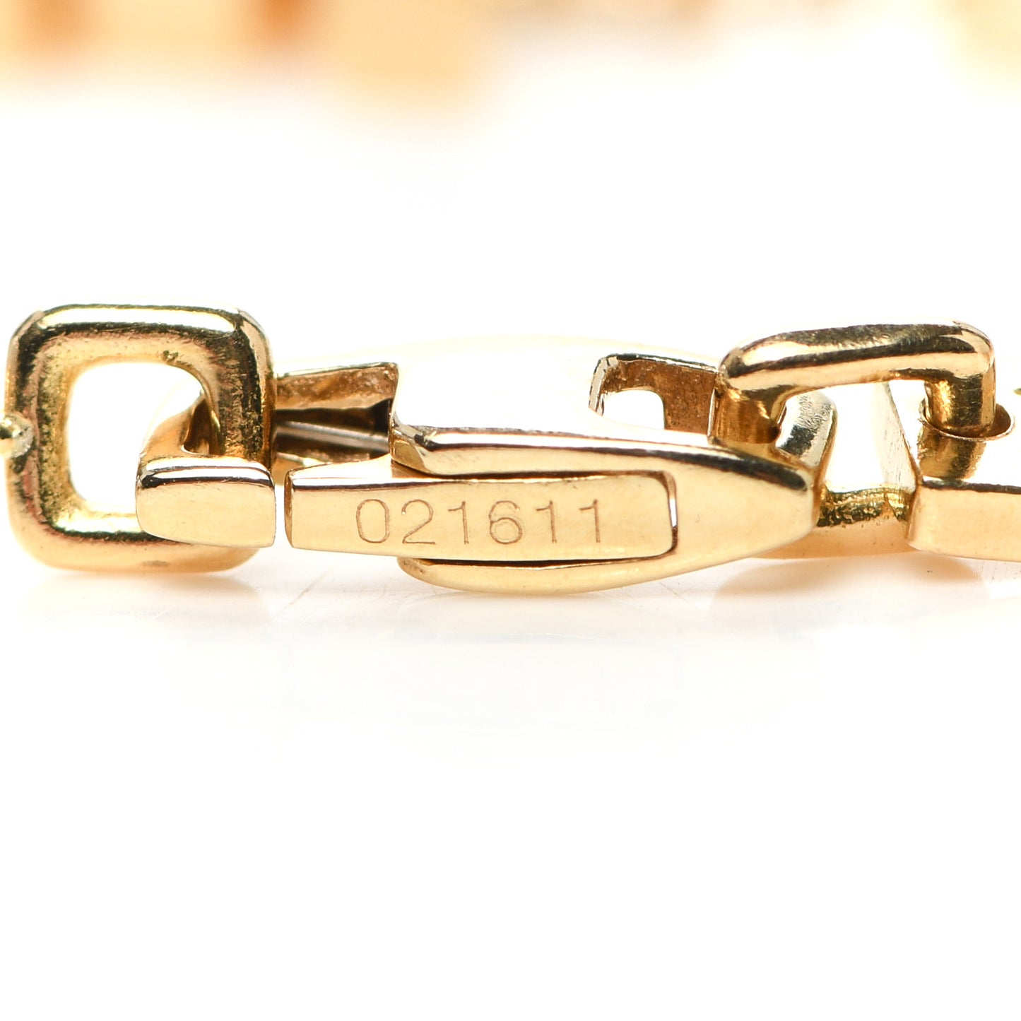 18K Yellow Gold Monogram Bracelet