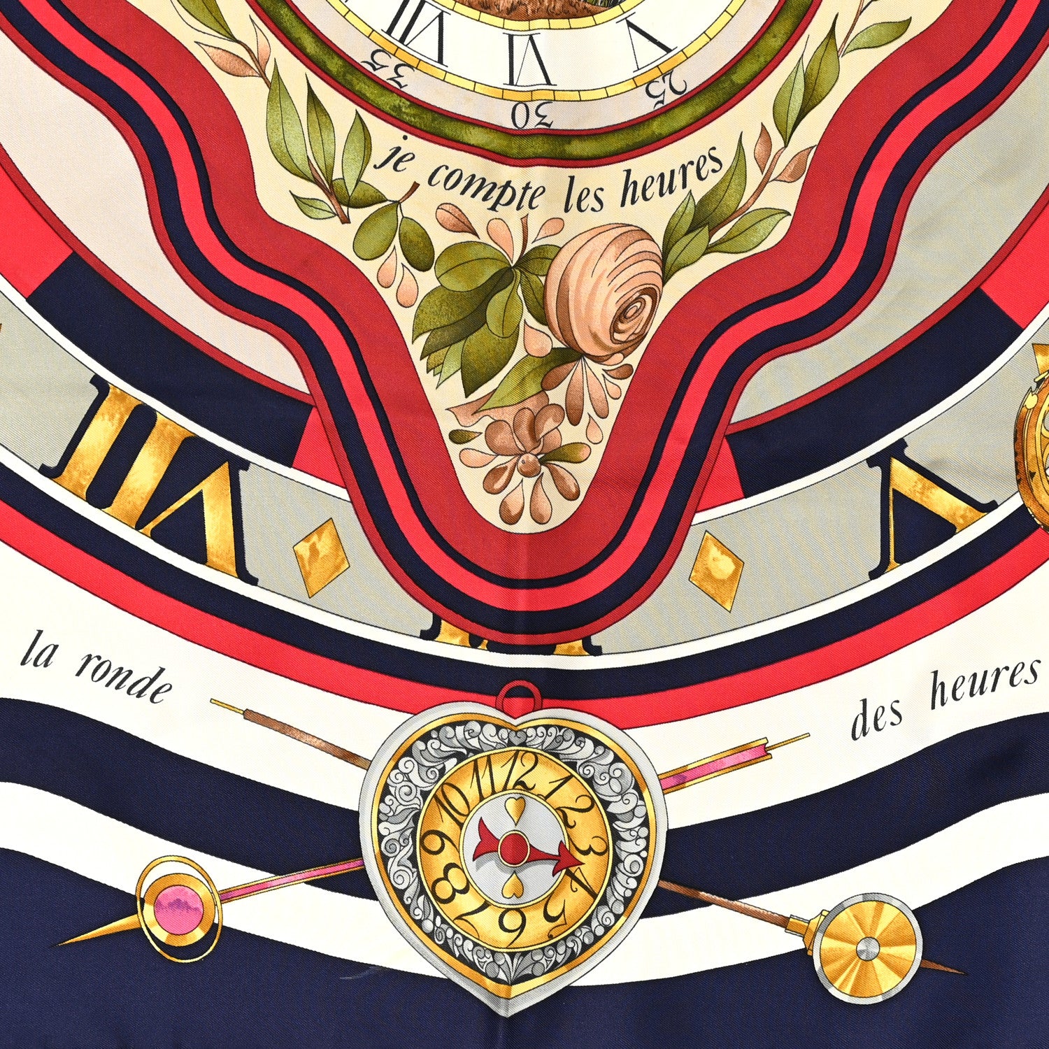 Hermes Silk Parmi Les Fleurs Scarf 90 5 of 6