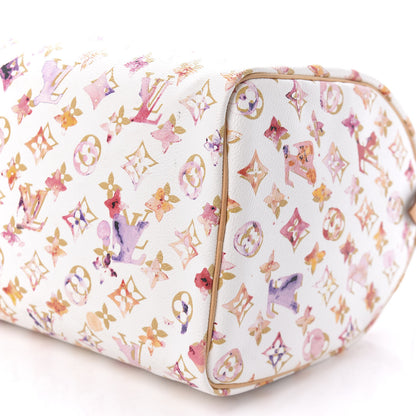 Louis Vuitton Watercolor Aquarelle Speedy 35 White 8 of 10