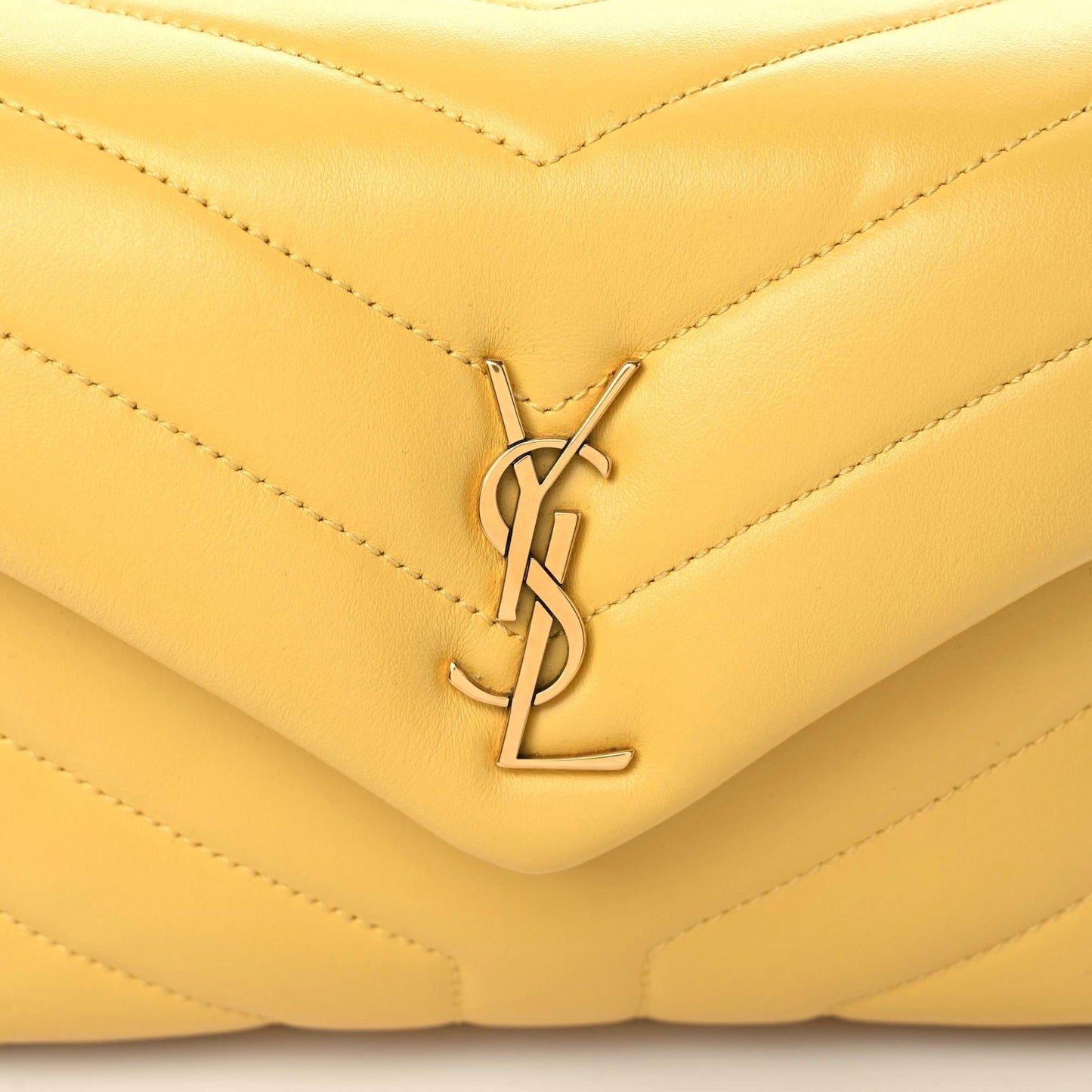 Calfskin Y Quilted Monogram Toy Loulou Crossbody Bag Sunflower