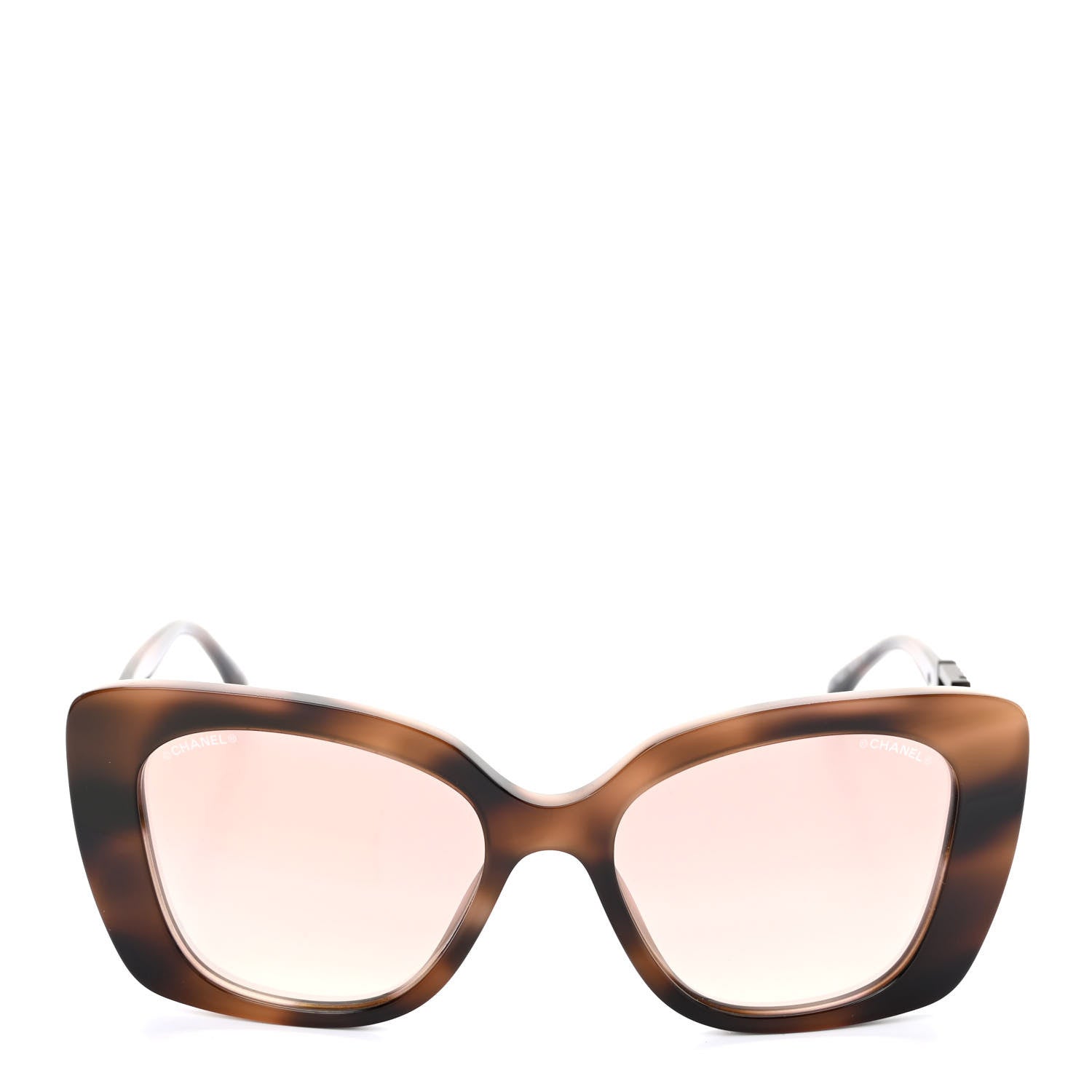 Chanel Acetate Strass Square Sunglasses 5422 Tortoise 2 of 8