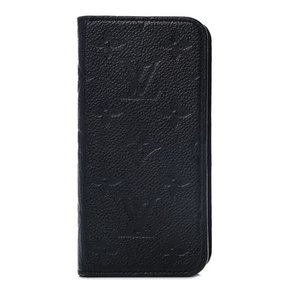 Louis Vuitton Empreinte iPhone X/XS Folio Case Black 1 of 10