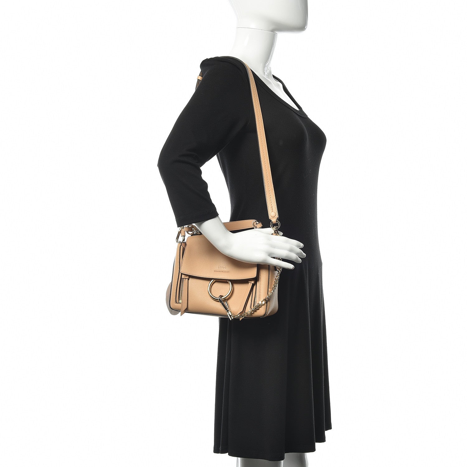 Chloe Calfskin Mini Faye Day Shoulder Bag Blush Nude 2 of 12