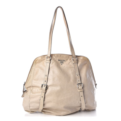 Prada Nappa New Look Tote Beige 1 of 16