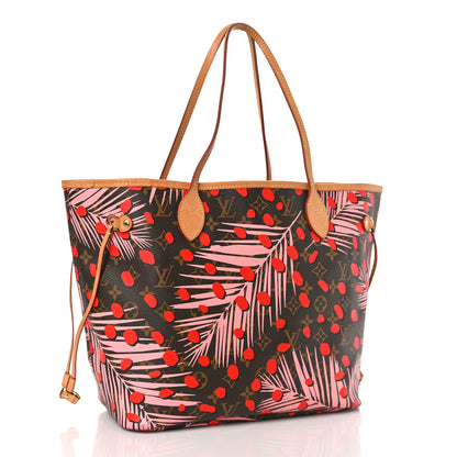 Louis Vuitton Monogram Jungle Dots Neo Neverfull MM Sugar Pink Poppy 4 of 11