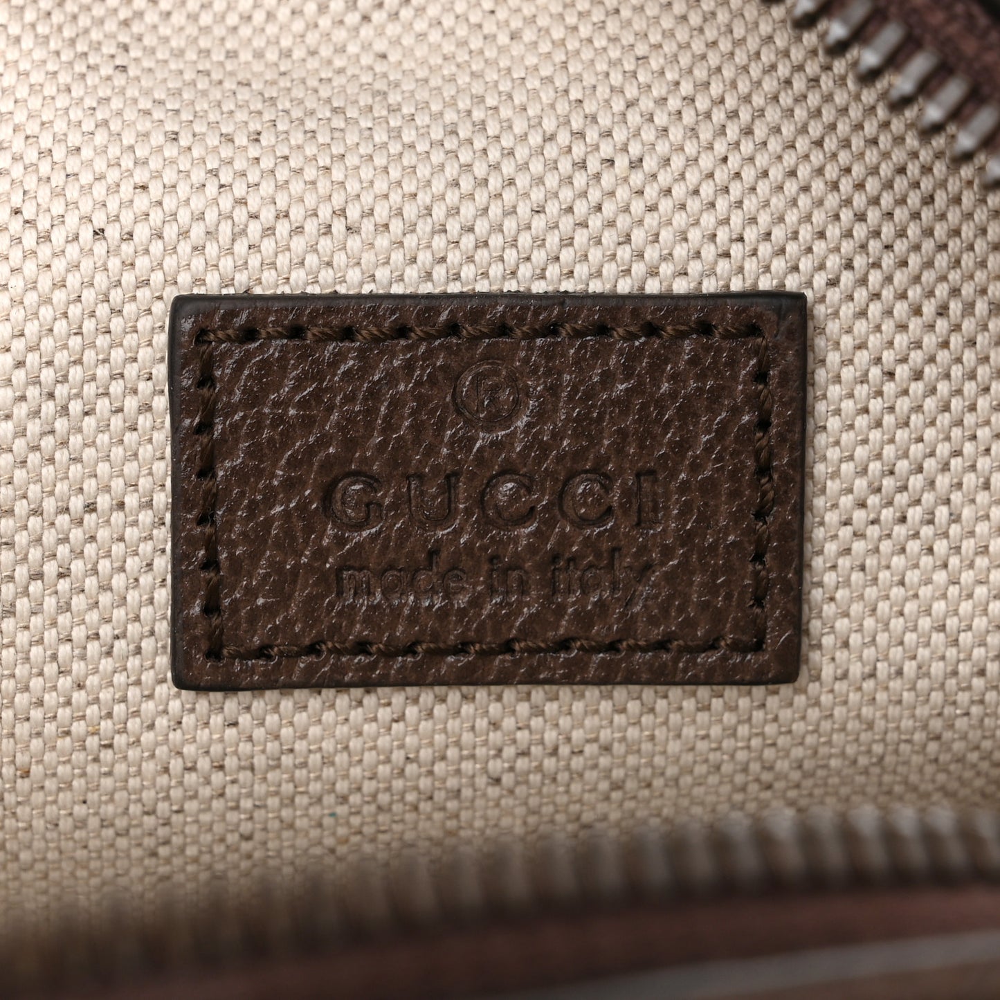 GG Supreme Monogram Web Mini Ophidia Messenger Brown