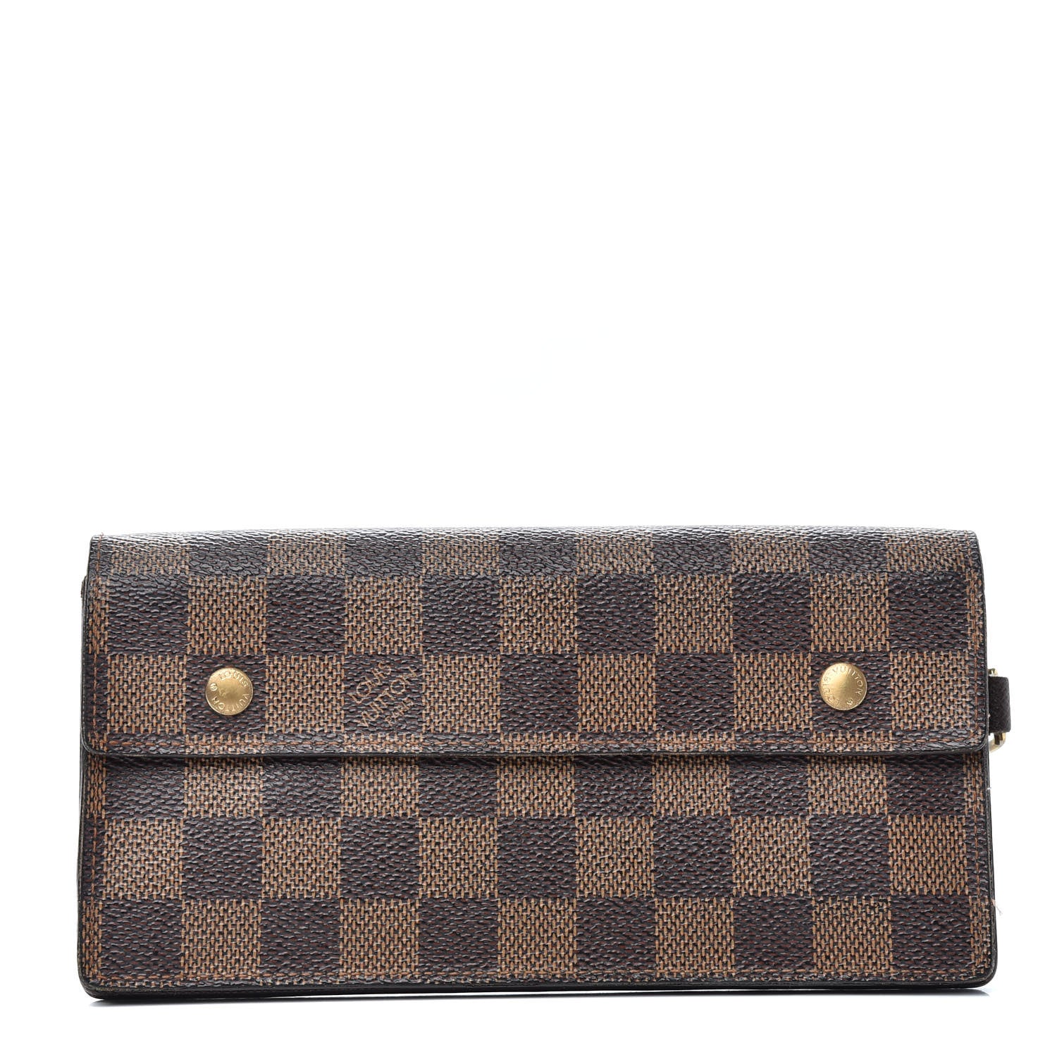 Louis Vuitton Damier Ebene Portefeuille Long Modulable Wallet 1 of 6