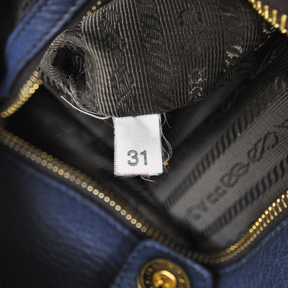 Prada Cervo Deerskin Large Tote Denim 9 of 9