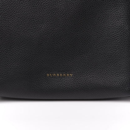 Burberry Mega Check Calfskin Abbeydale Simple Backpack Black Camel 9 of 9