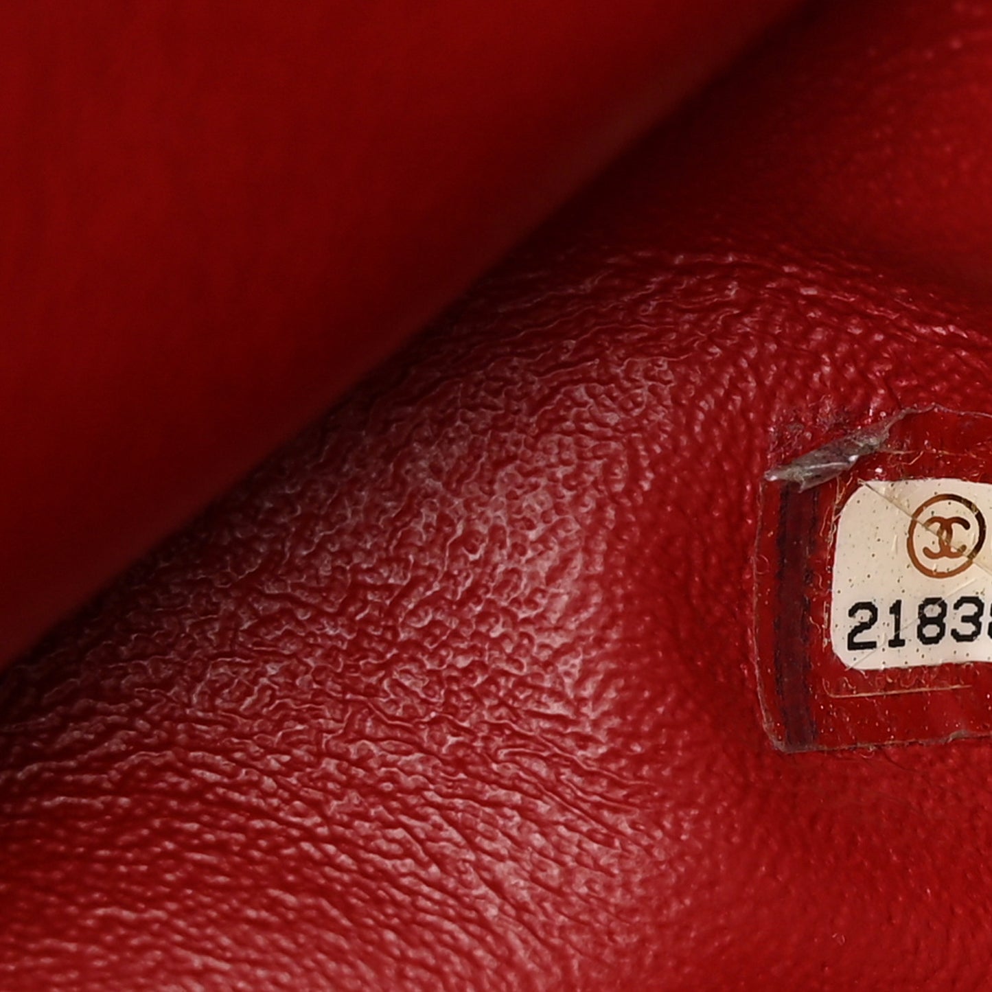 Caviar Quilted Mini Square Flap Red