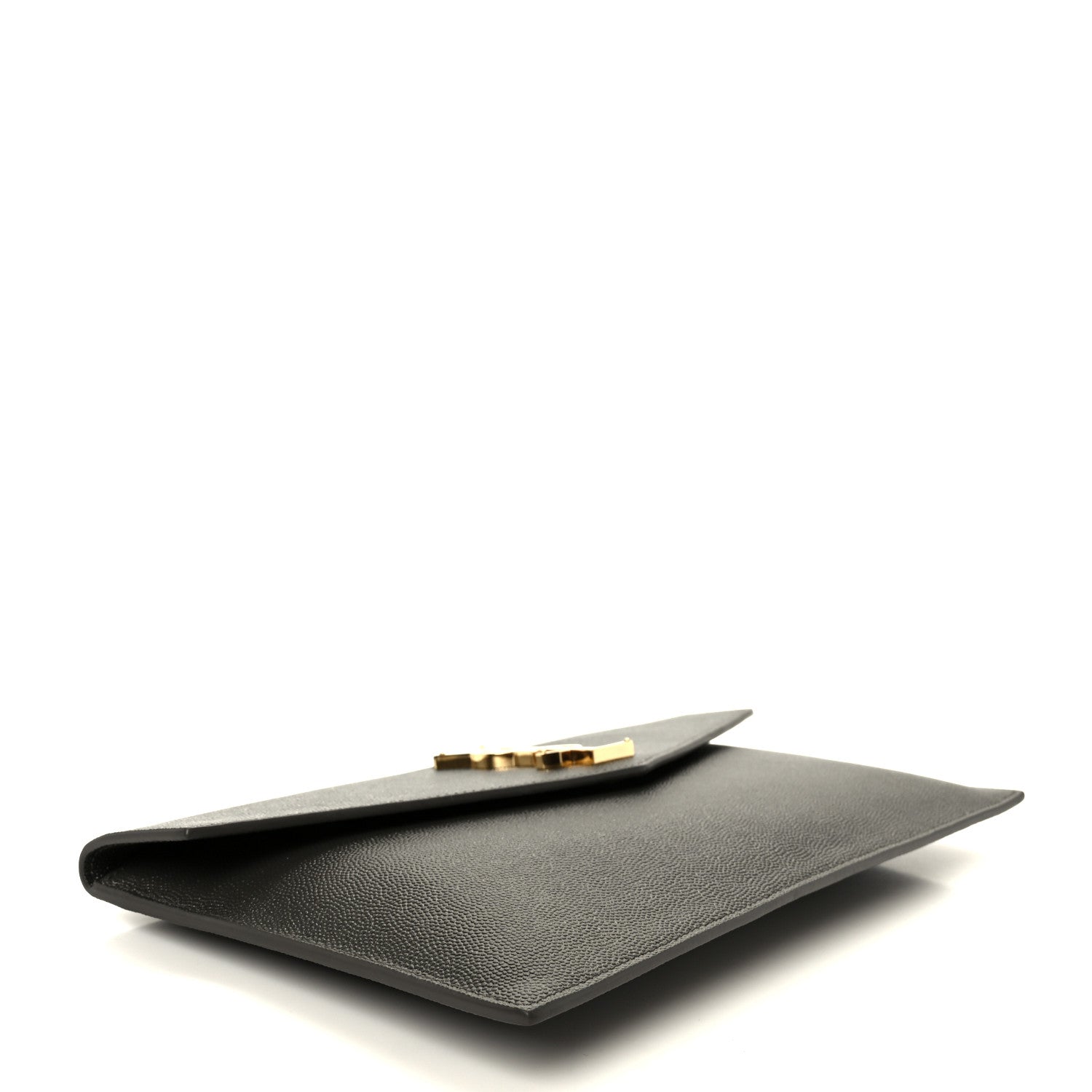 Saint Laurent Grain De Poudre Uptown Pouch Pebble 4 of 8