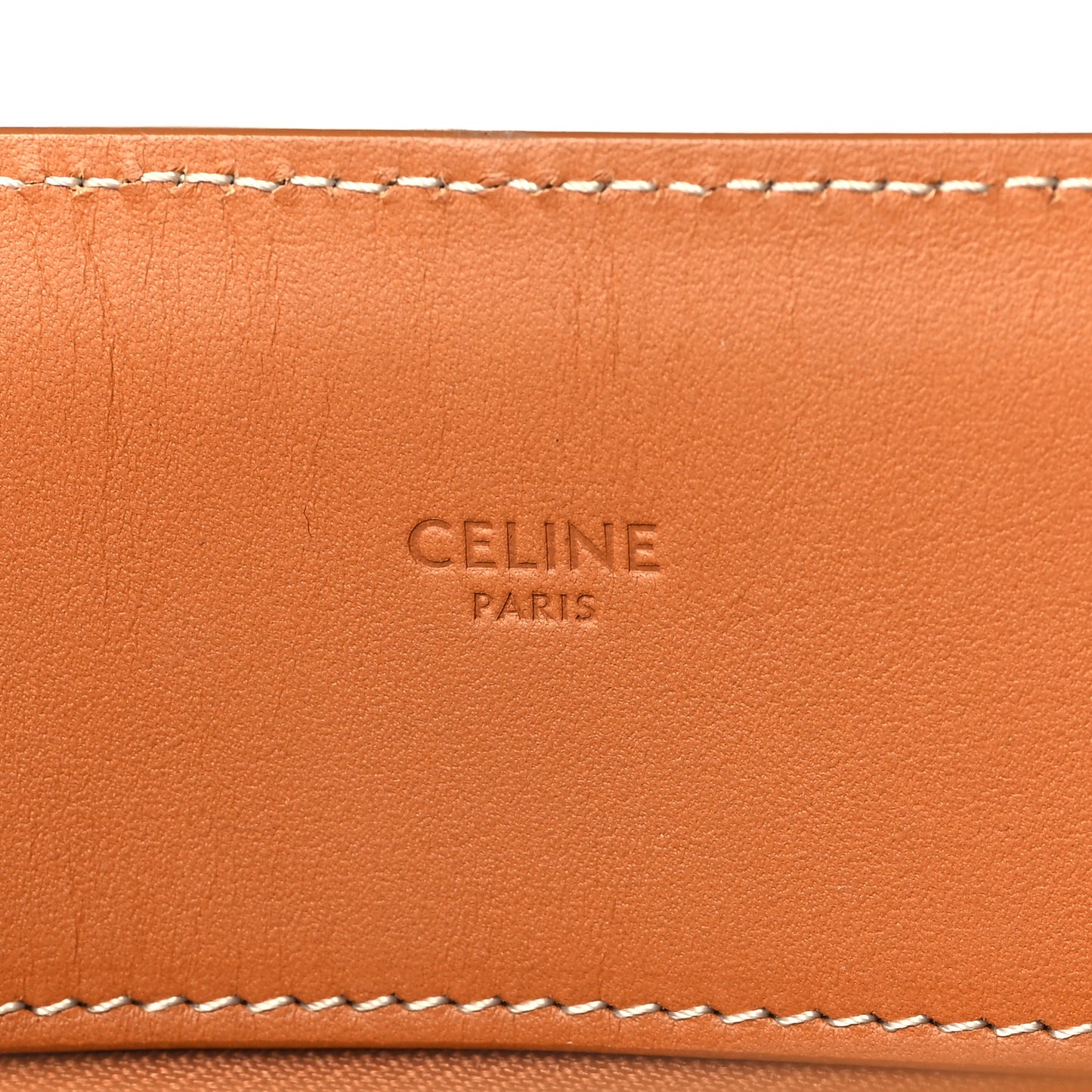 Canvas Calfskin Logo Print Small Vertical Cabas Natural Tan