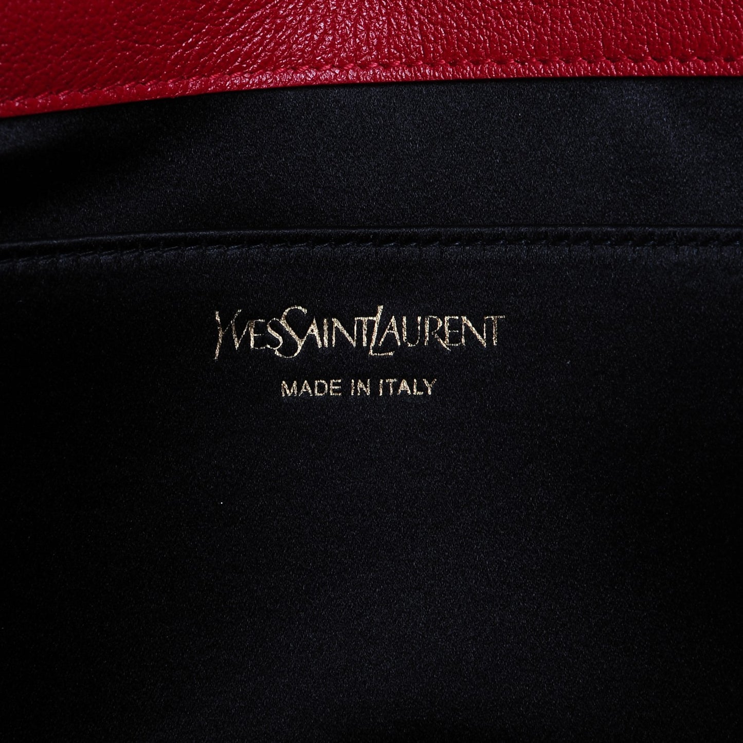 Calfskin Monogram Large Belle De Jour Clutch Red