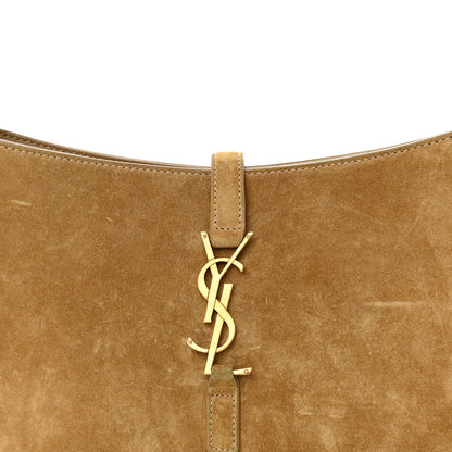 Saint Laurent Suede Calfskin Le 5 A 7 Hobo Beige 8 of 13