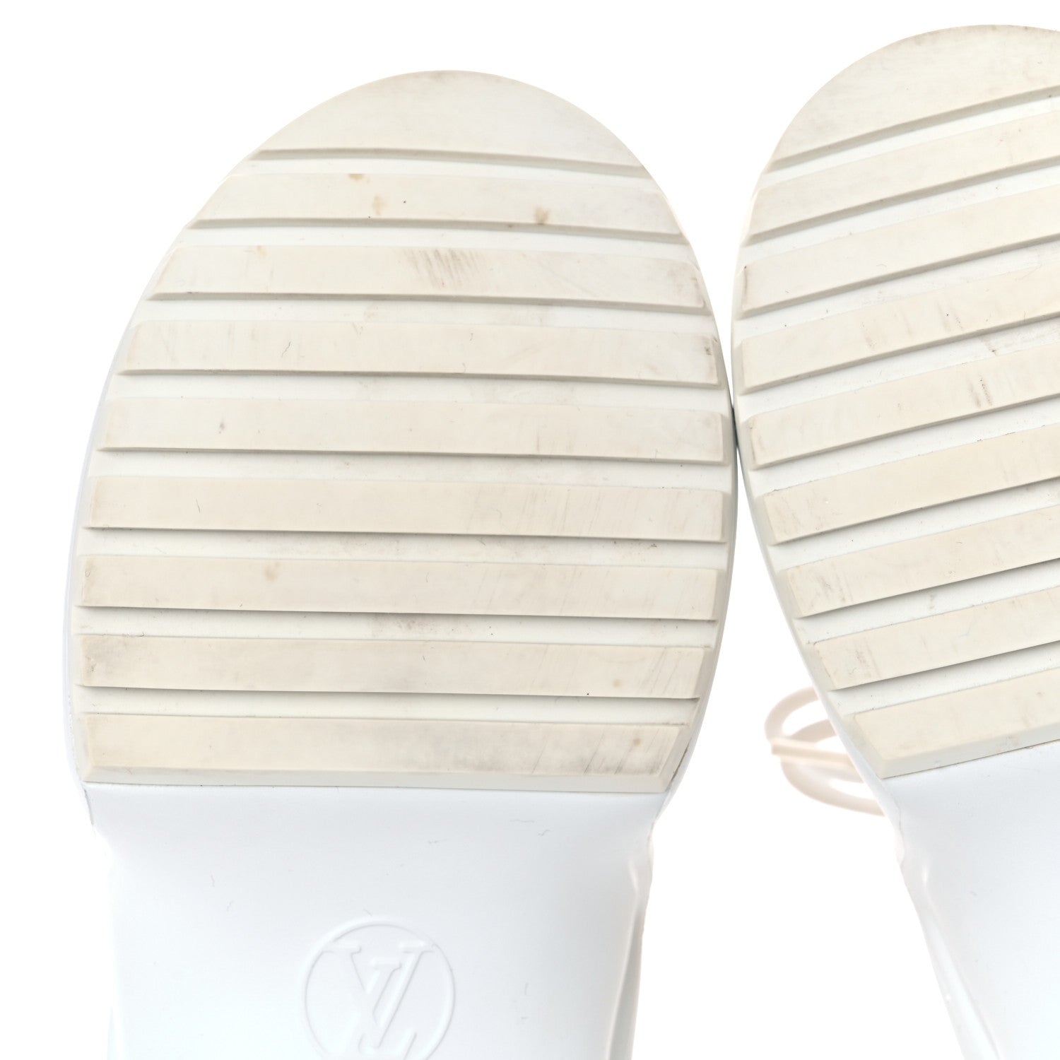 Louis Vuitton Metallic Calfskin Technical Nylon LV Archlight Sneakers 36 Gold White 8 of 16