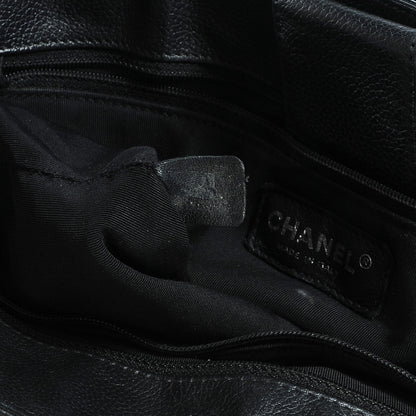 Chanel Calfskin Cerf Executive Shopper Tote Black 7 of 7