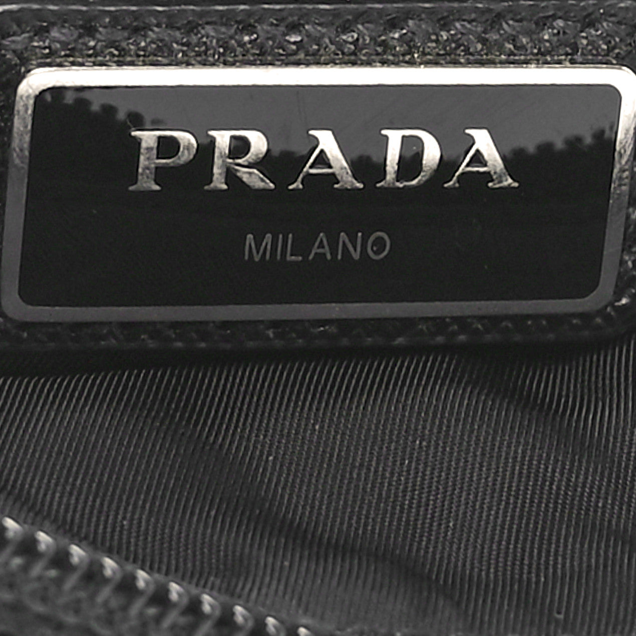 Re-Nylon Saffiano Belt Bag Black