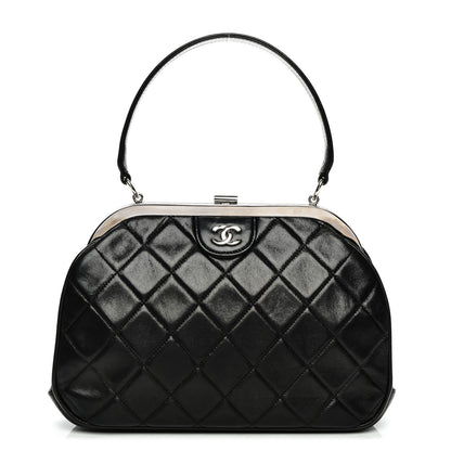 Chanel Lambskin Small Framed Bag Black 1 of 8