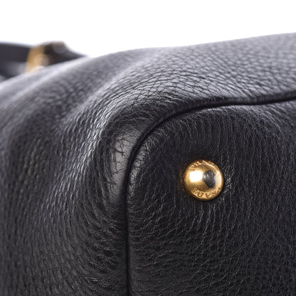 Prada Vitello Daino Tote Black 14 of 24