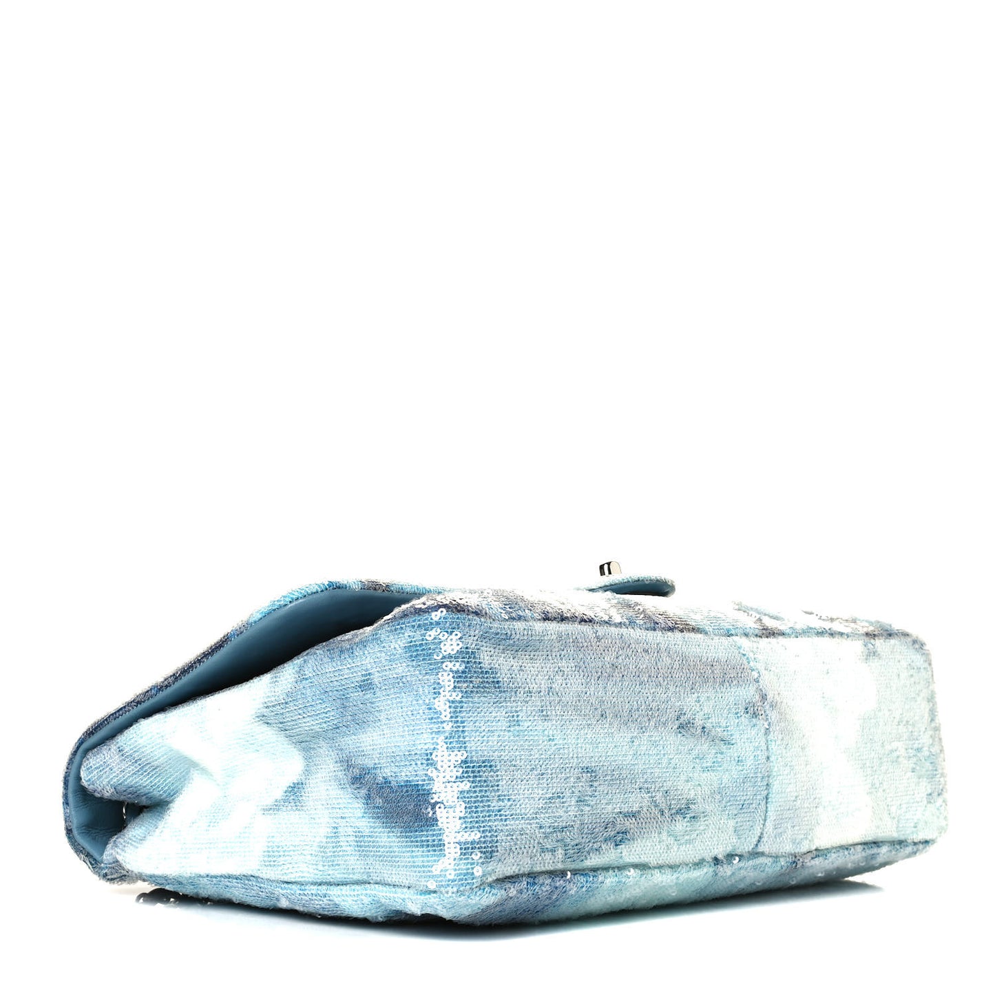 Sequin Waterfall Small XXL Travel Flap Light Blue