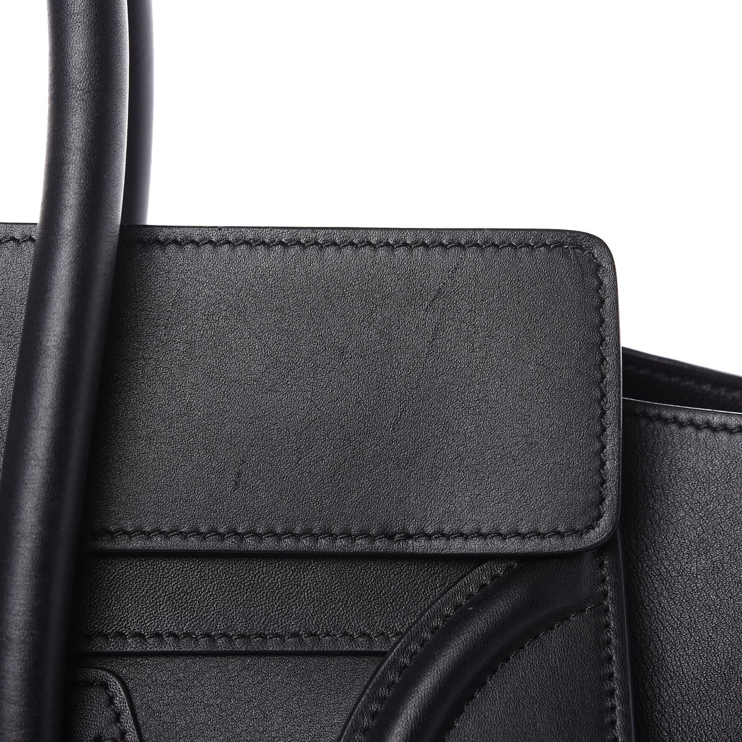 Smooth Calfskin Mini Luggage Black