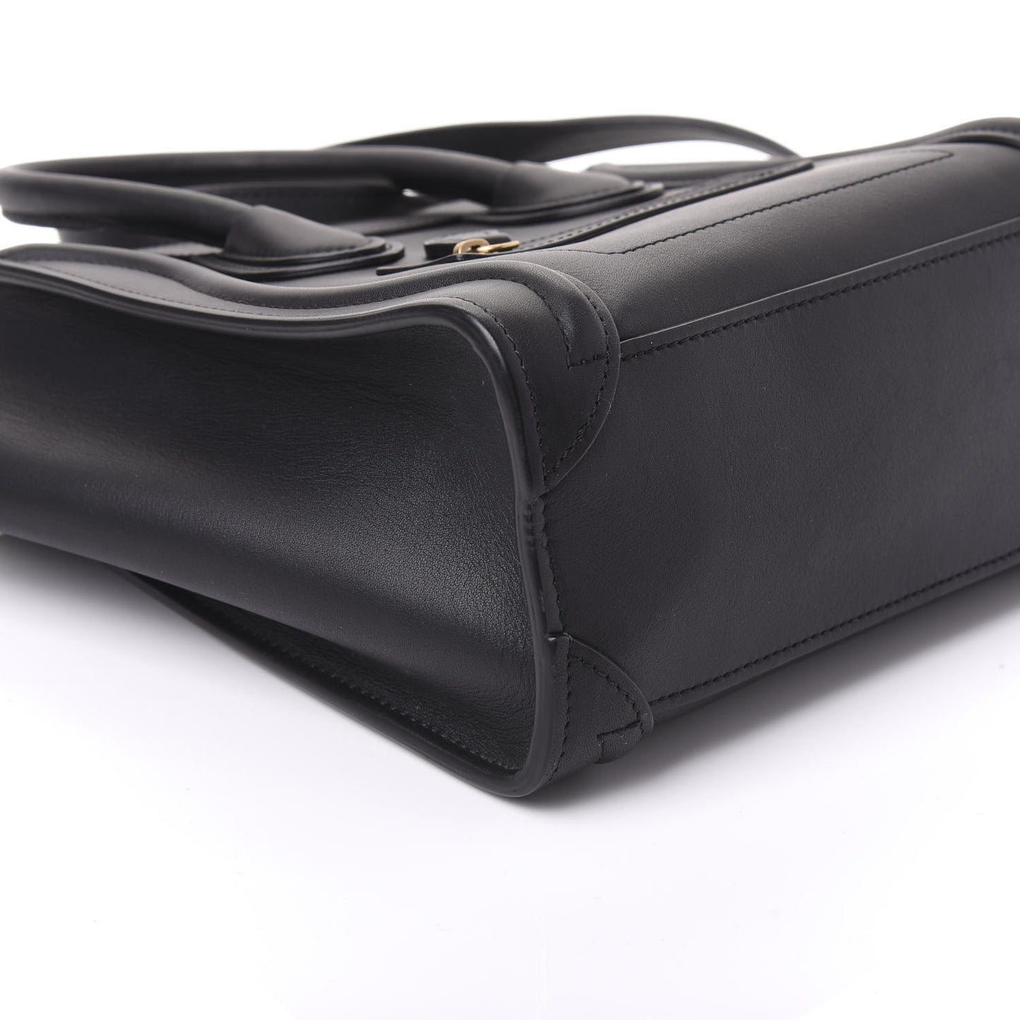 Smooth Calfskin Nano Luggage Black