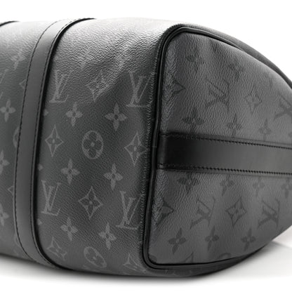 Louis Vuitton Monogram Eclipse Reverse Keepall Bandouliere 35 8 of 10