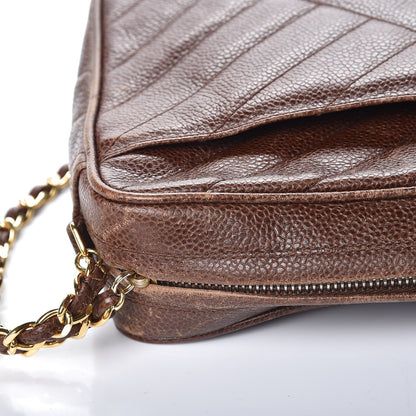 Chanel Caviar Camera Case Brown 15 of 17