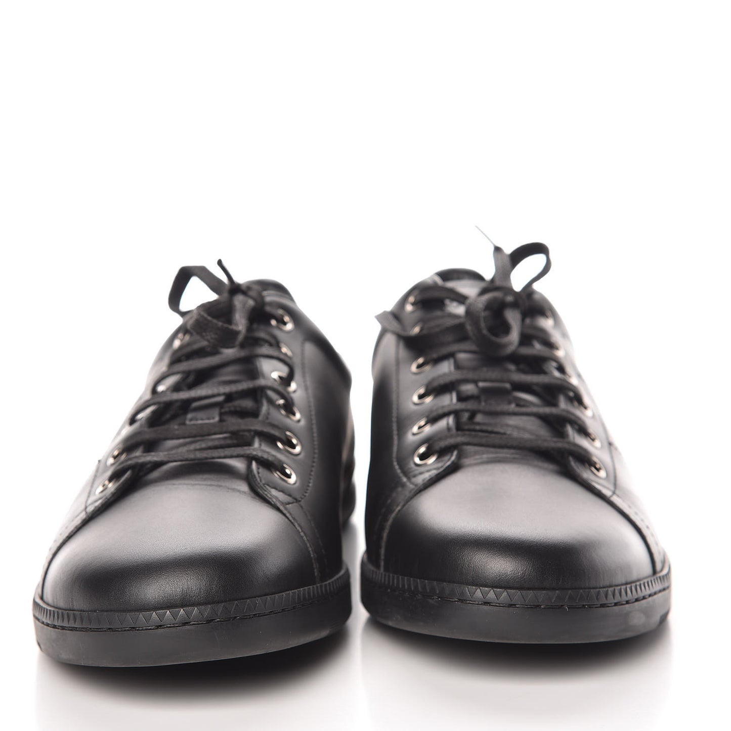 Calfskin Womens Interlocking G Sneakers 39 Black