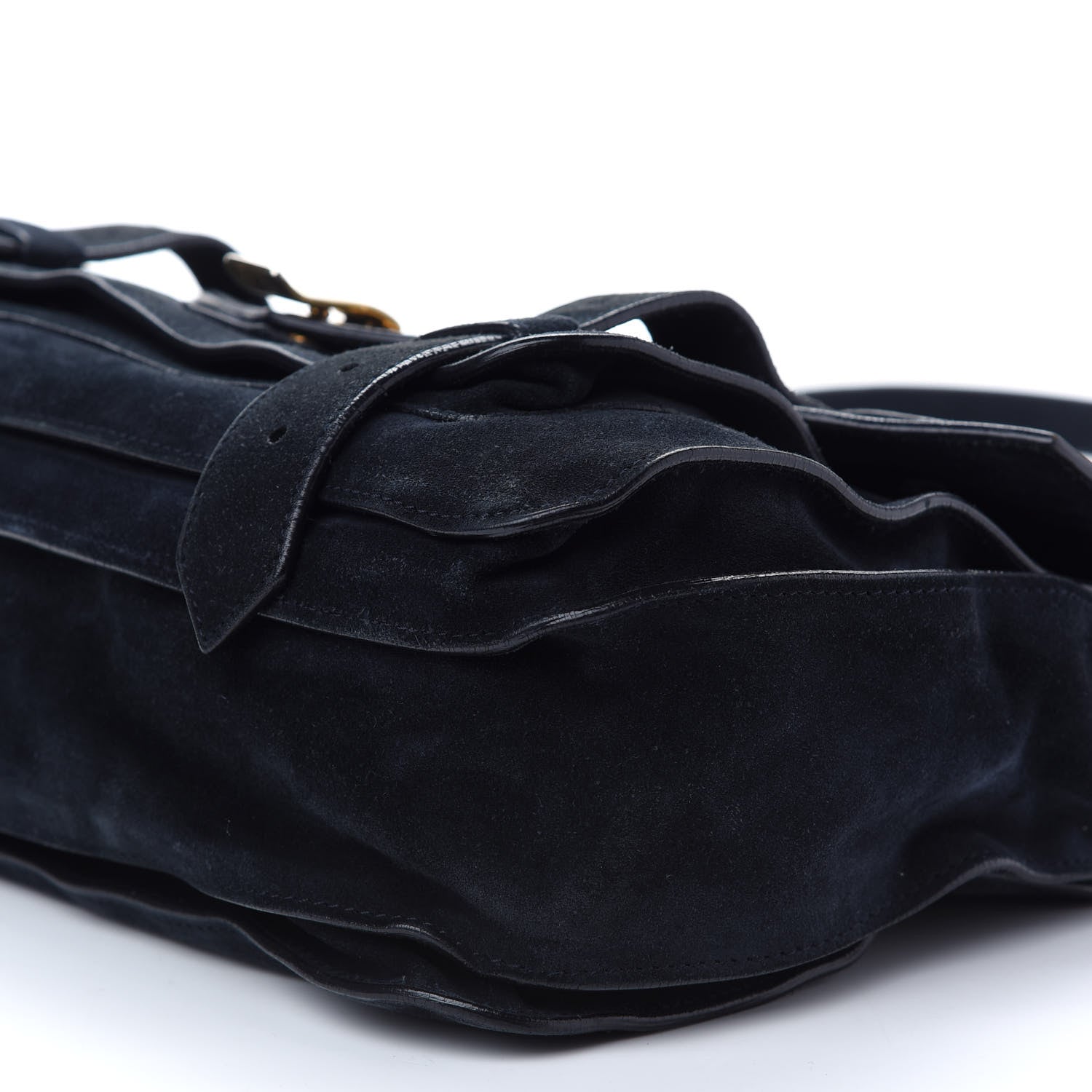 Proenza Schouler Suede Medium PS1 Satchel Navy 8 of 8