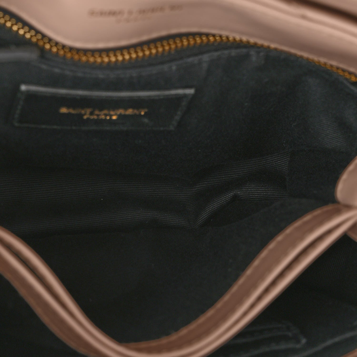 Saint Laurent Calfskin Y Quilted Monogram Toy Loulou Crossbody Bag Nude Powder 6 of 11