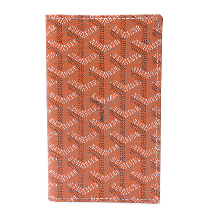 Goyard Goyardine Passport Holder Orange 1 of 5