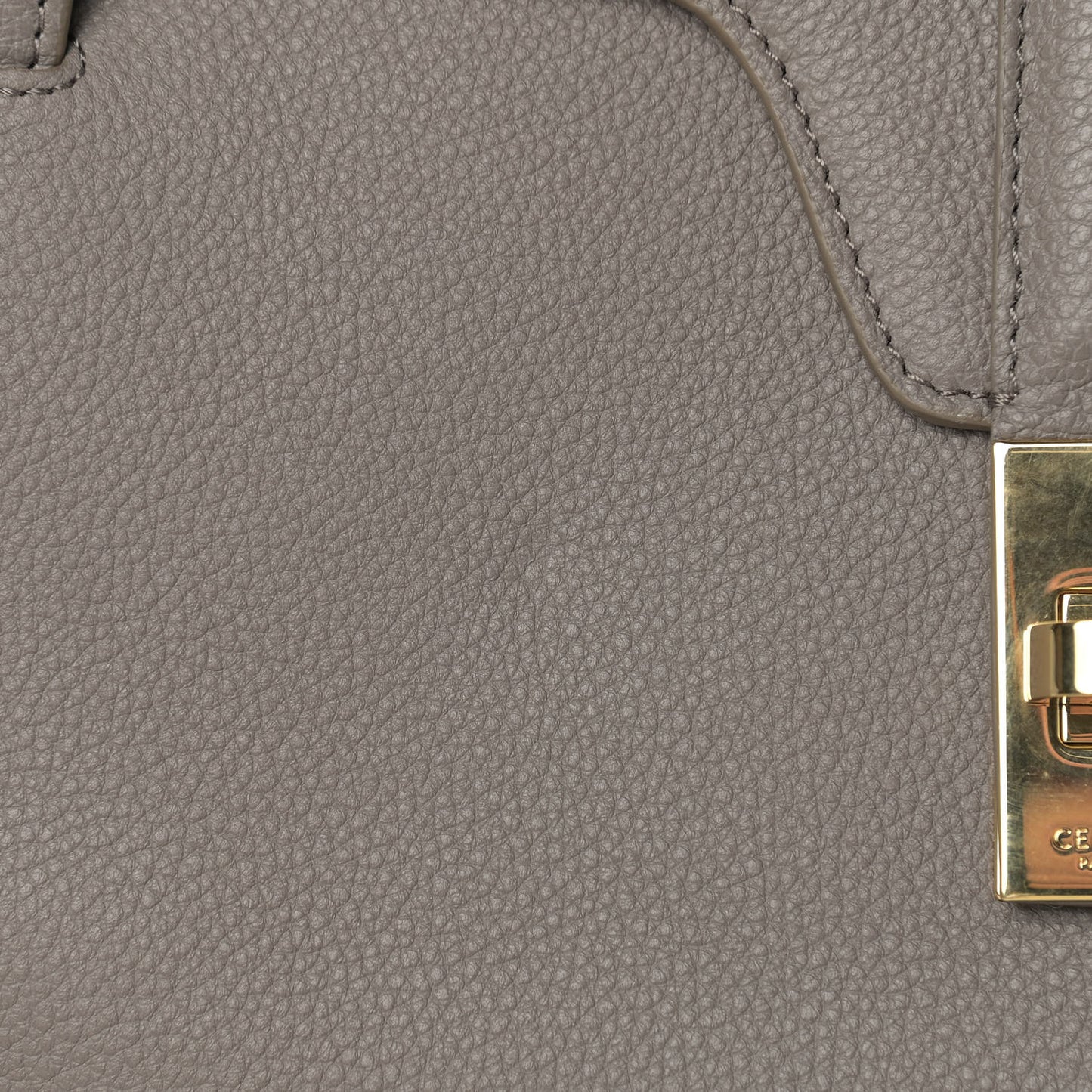 Supple Grained Calfskin Large Soft 16 Bag Pebble