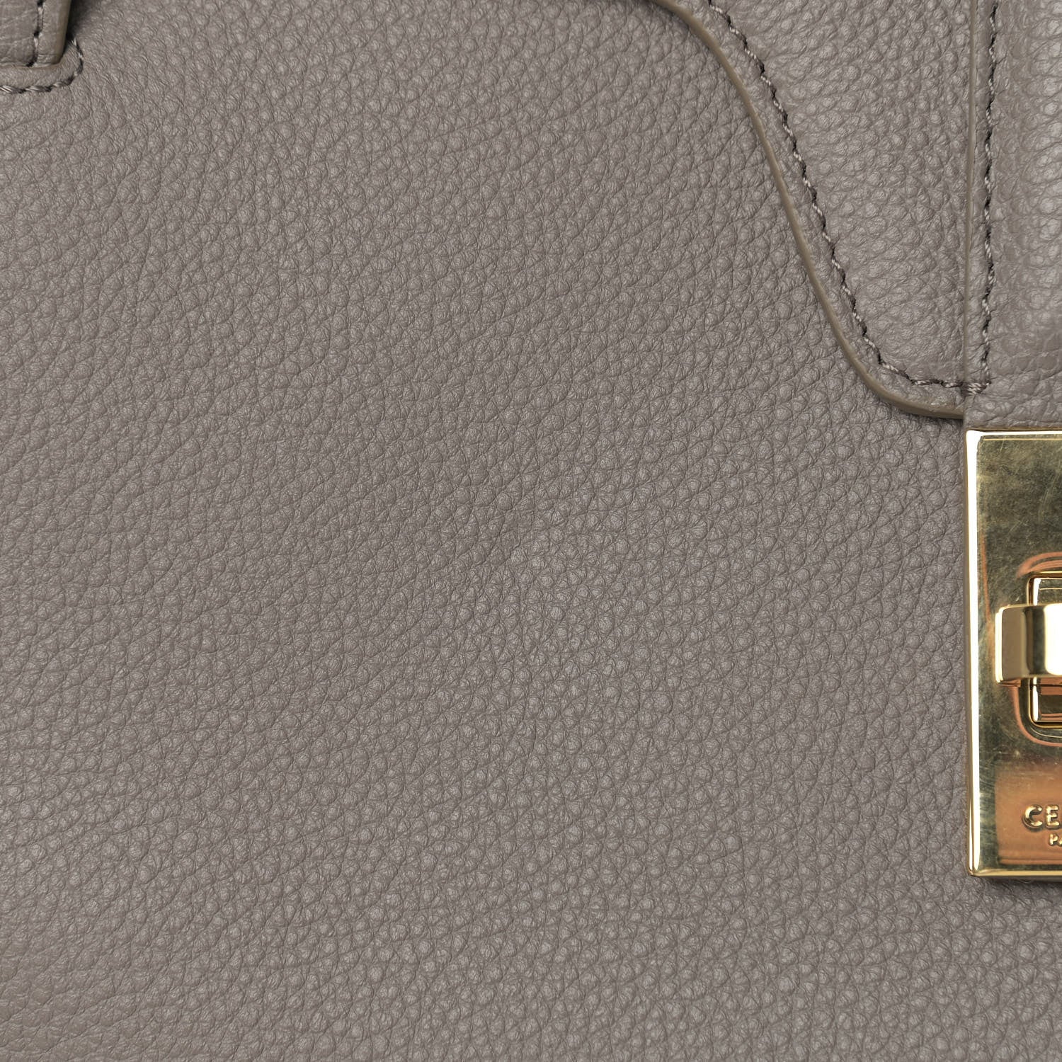 Celine Supple Grained Calfskin Large Soft 16 Bag Pebble 13 of 13