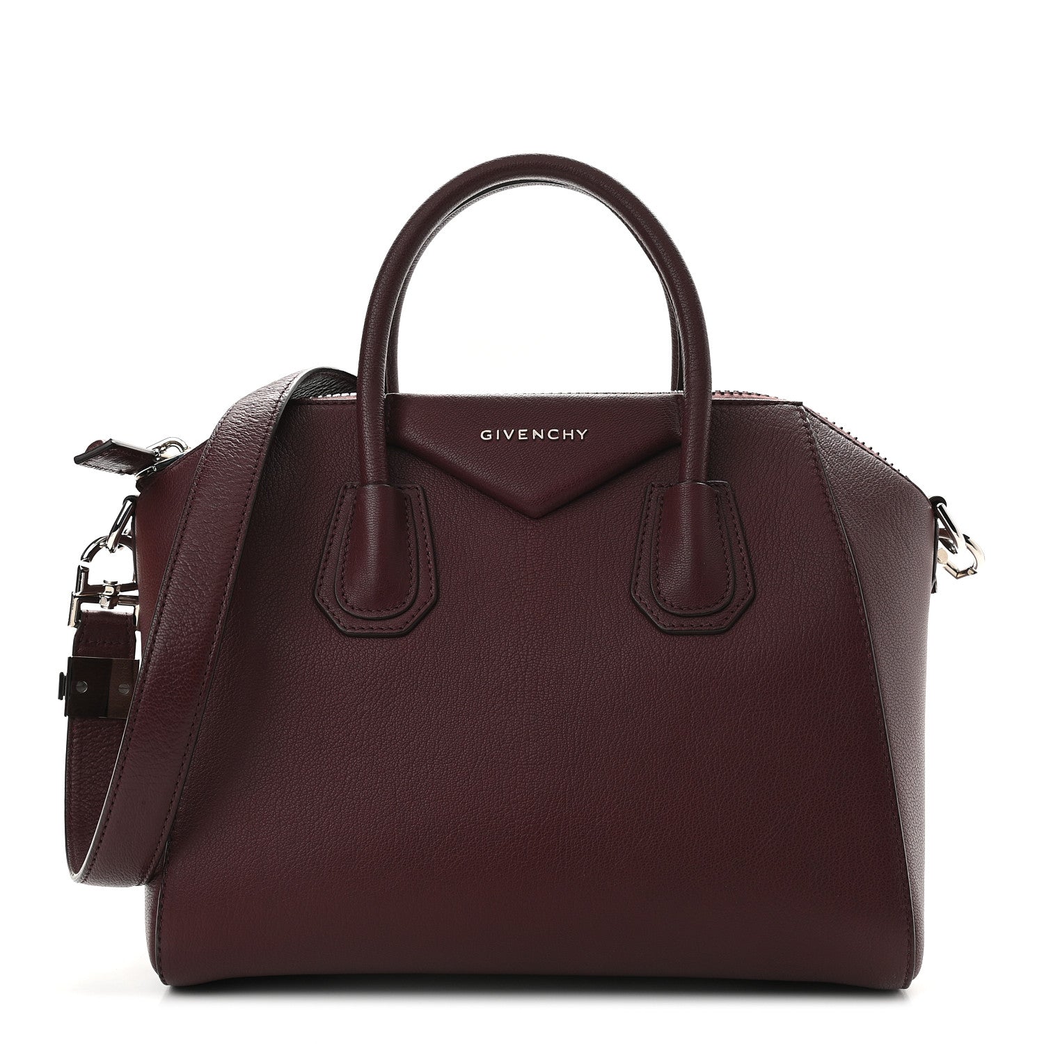 Givenchy Sugar Goatskin Small Antigona Oxblood 1 of 9