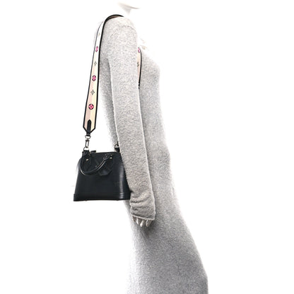 Louis Vuitton Epi Jacquard Alma BB Black 2 of 10