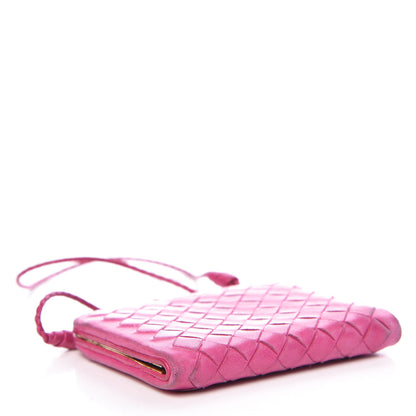 Bottega Veneta Nappa Intrecciato Kisslock Clutch Pink 5 of 12