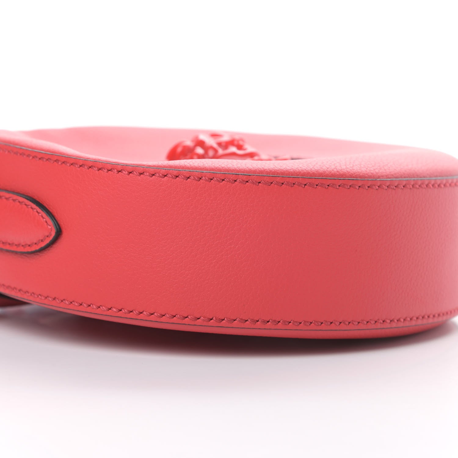Versace Calfskin La Medusa Round Camera Bag Red 8 of 9
