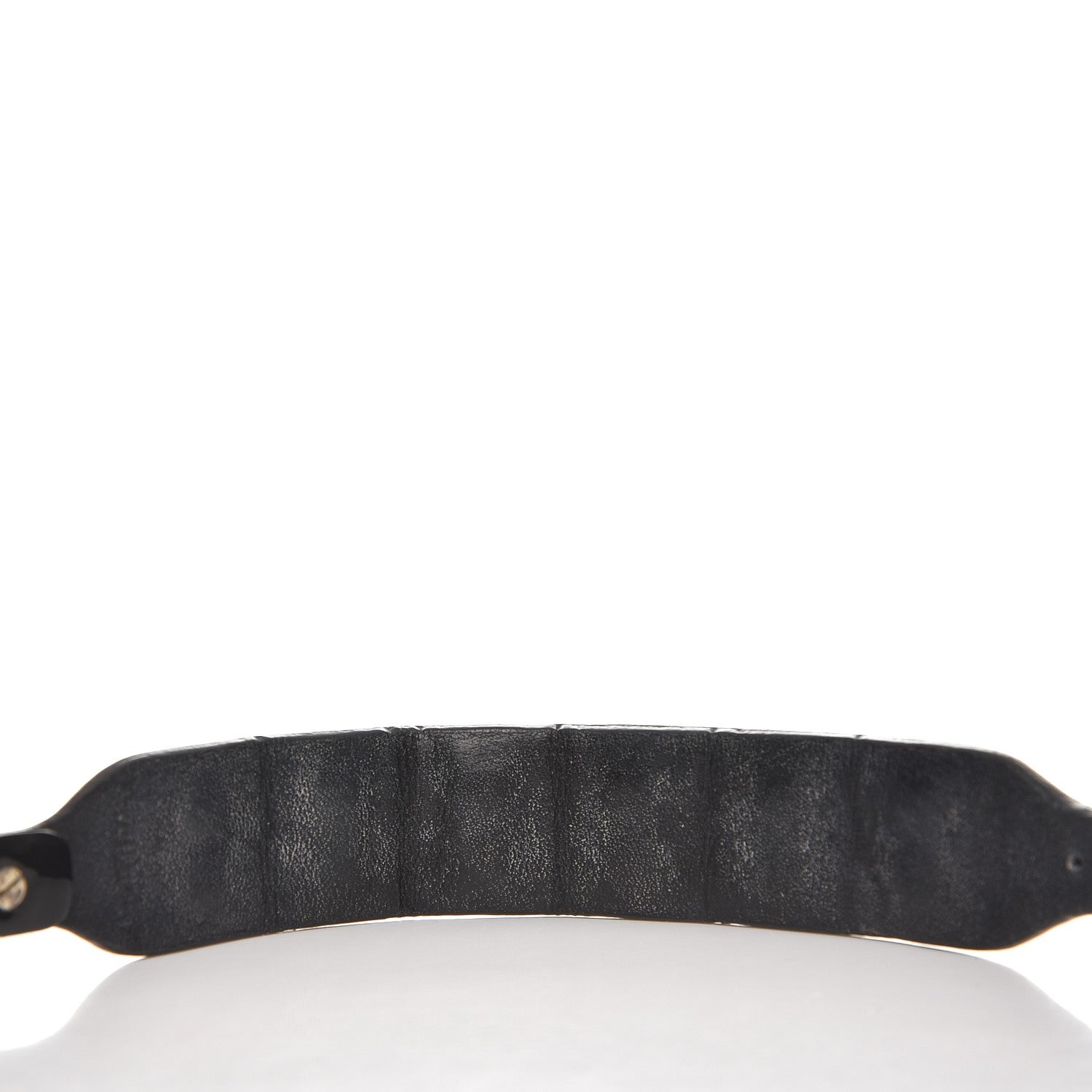 Valentino Garavani Patent Calfskin Macro Rockstud Bracelet Black 6 of 6